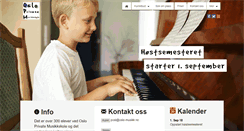 Desktop Screenshot of oslo-musikk.no